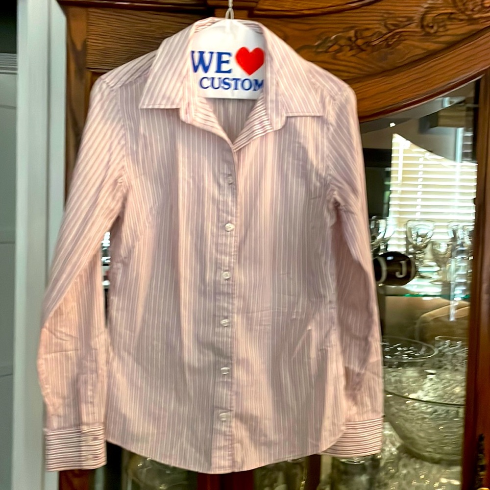 Long-sleeve, button-up shirt